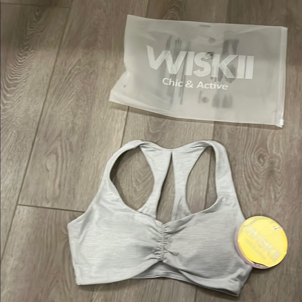 Gray Sports Bra